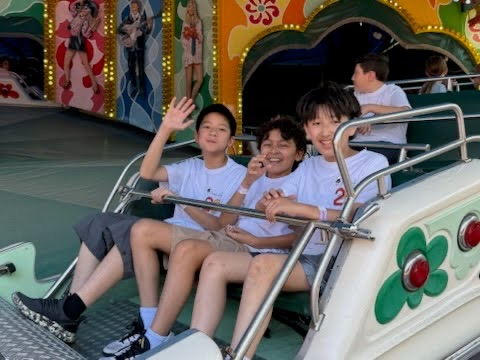kids on rides