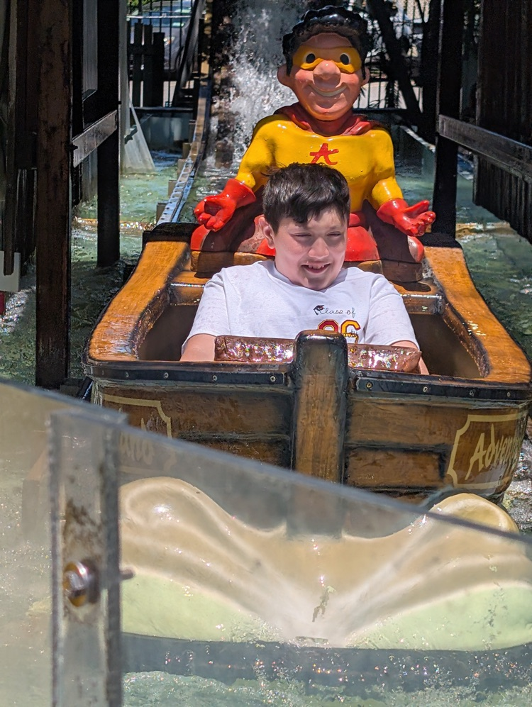 kids on rides