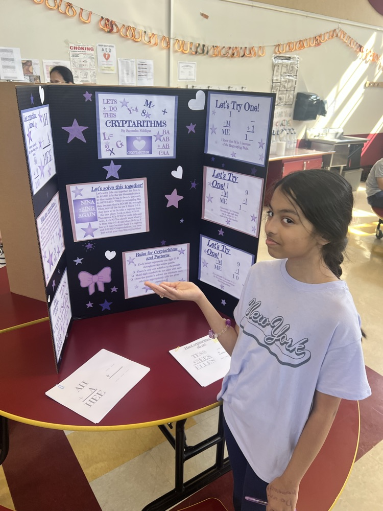 kids with their projects