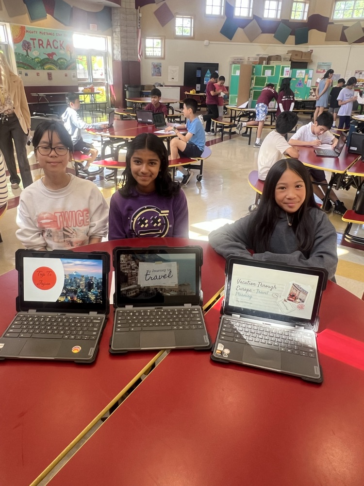 Kids with their project