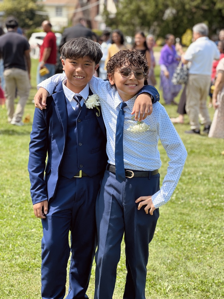 sixth graders at their celebration