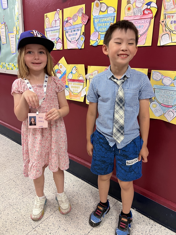students dressed like teachers
