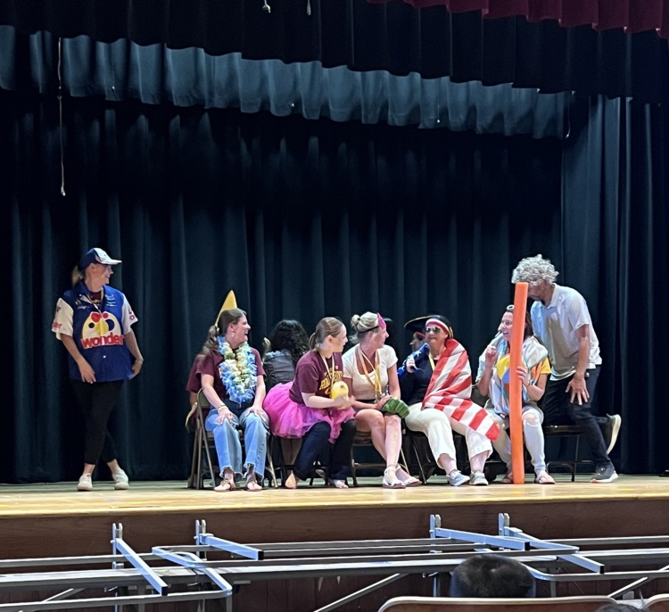 teachers playing musical chairs