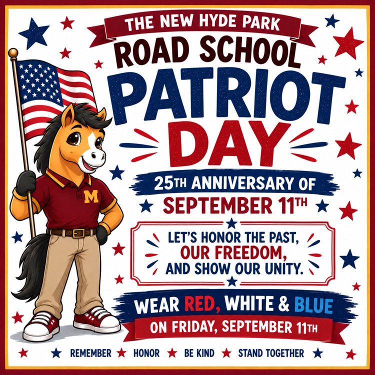 wear red white and blue on Friday, September 11 patriot day