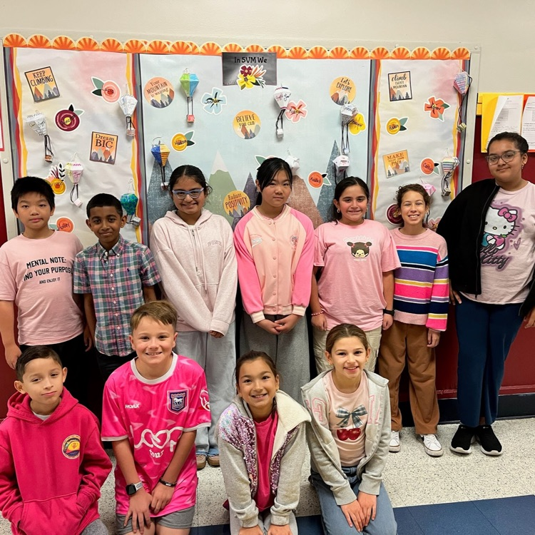 kids wearing pink