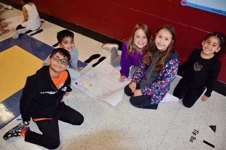 New Hyde Park Road School students