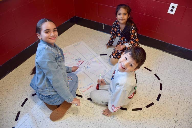New Hyde Park Road School students