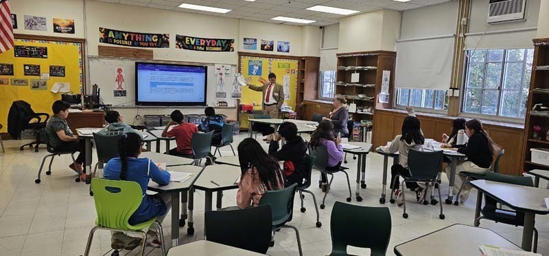 The district’s fifth graders are stepping into the roles of lawyers, judges and witnesses through the district’s new Mock Trial program.