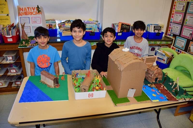 As part of their social studies unit on local Native American tribes, Hillside Grade School fourth graders participated in an interactive Project-Based Learning experience. 