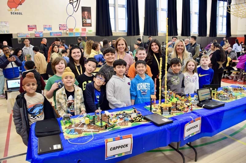 The district’s Lego Robotics teams recently came together for the annual Lego Expo, held at Manor Oaks School, to celebrate the season and showcase their innovative projects. 