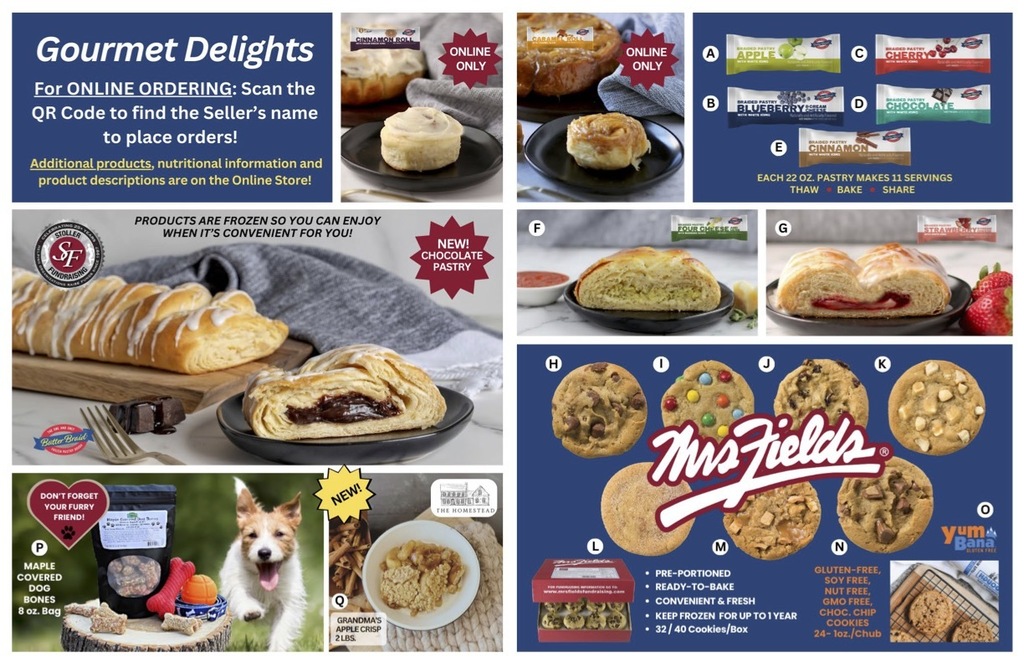 Yearbook Order for Pastries and Cookies
