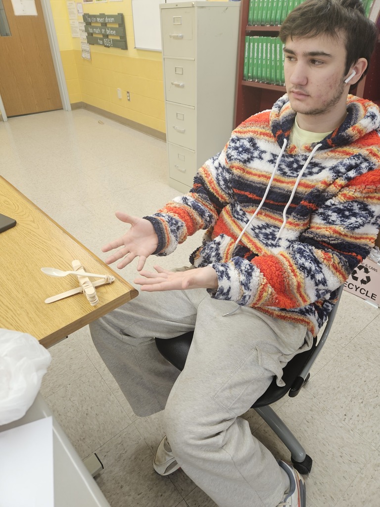 MMR Students making catapults for launching objects.