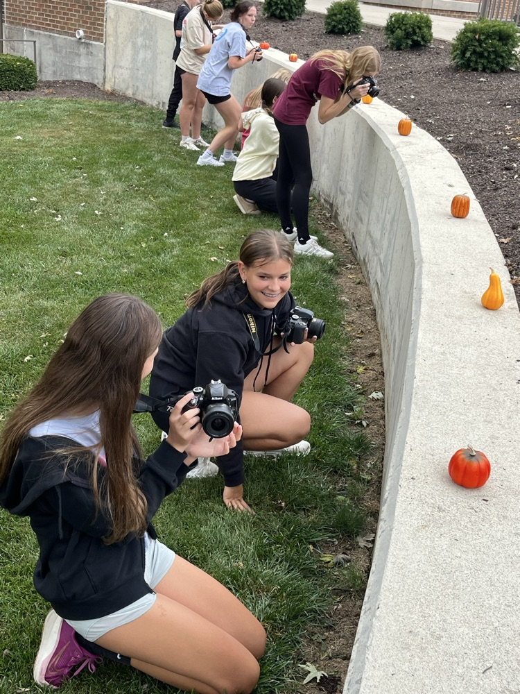 taking photos
