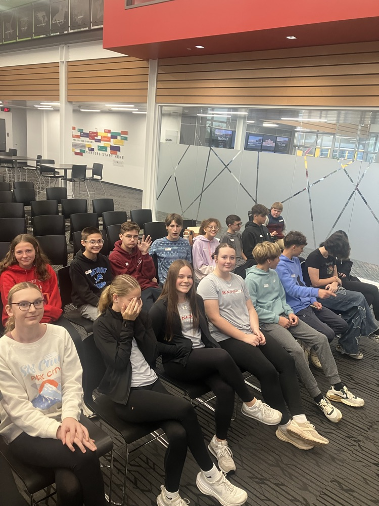 8th graders ready to get the Tri Star field trip going