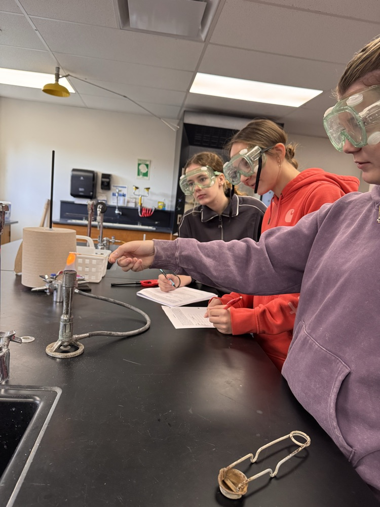 The Science of Color: Hands-on Chemistry! Using Bunsen burners for a classic flame test, our students are getting a colorful look at atomic structure and the visible part of the electromagnetic spectrum. Great work in the lab, chemists!