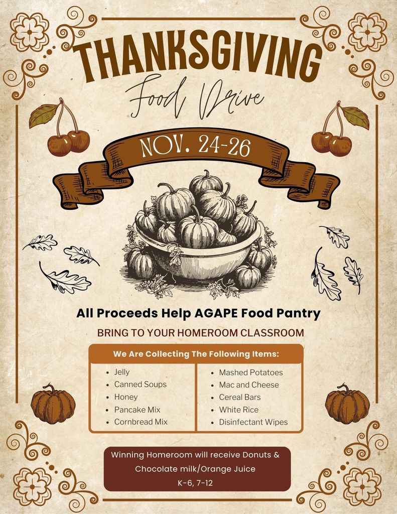 New Knoxville FOOD DRIVE starts Monday