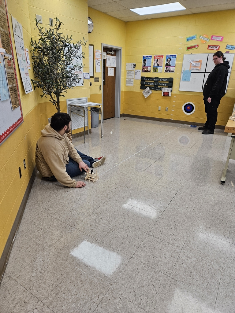 Launching marshmallow for the bullseye target.