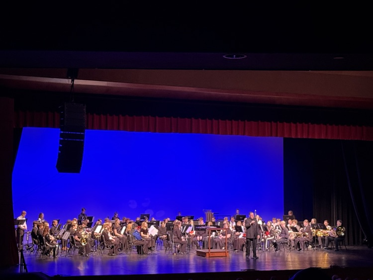 OMEA D3 Honors Concert Band. Student— Jude Holland and Director— Miss McGue