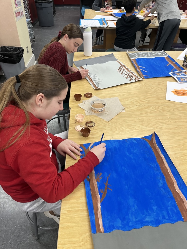 Working on the background.