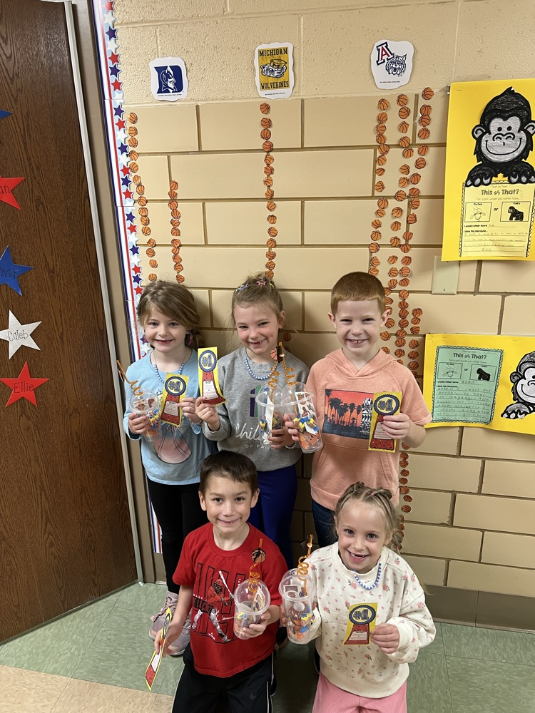 Rylee, Eve, Caleb, Aiden, and Coralai