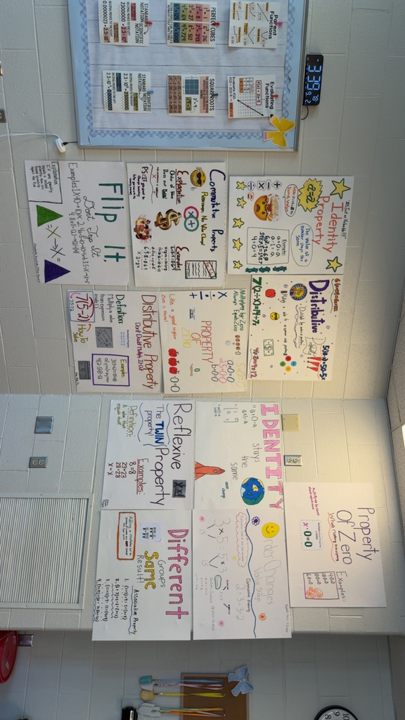 The finished projects!