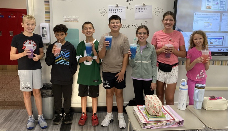Full-Challenge winners with their sodas