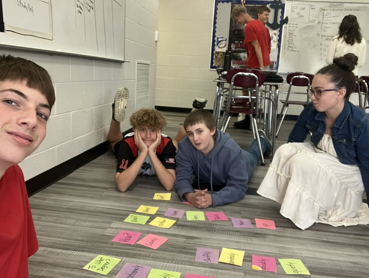 discerning Adverbs from Adjectives in Mr. Sailer’s 8th grade ELA class