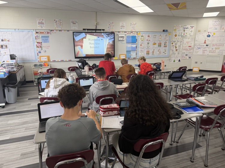Students working hard!