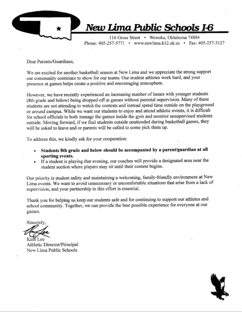 Baskektball Game Day Policy Update