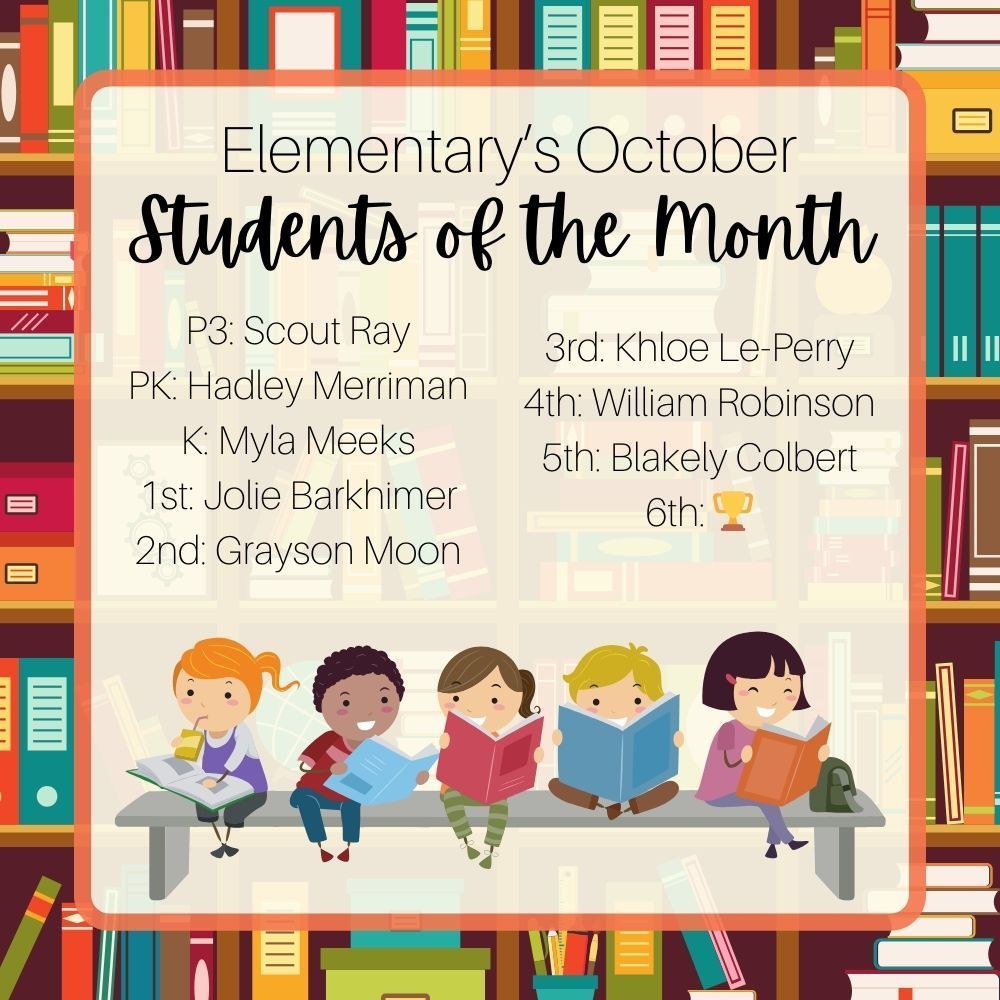October Students of the Month