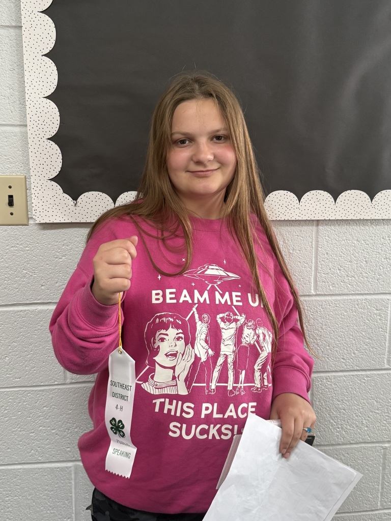 4h Speech Contest Winner- Leeanna Simon