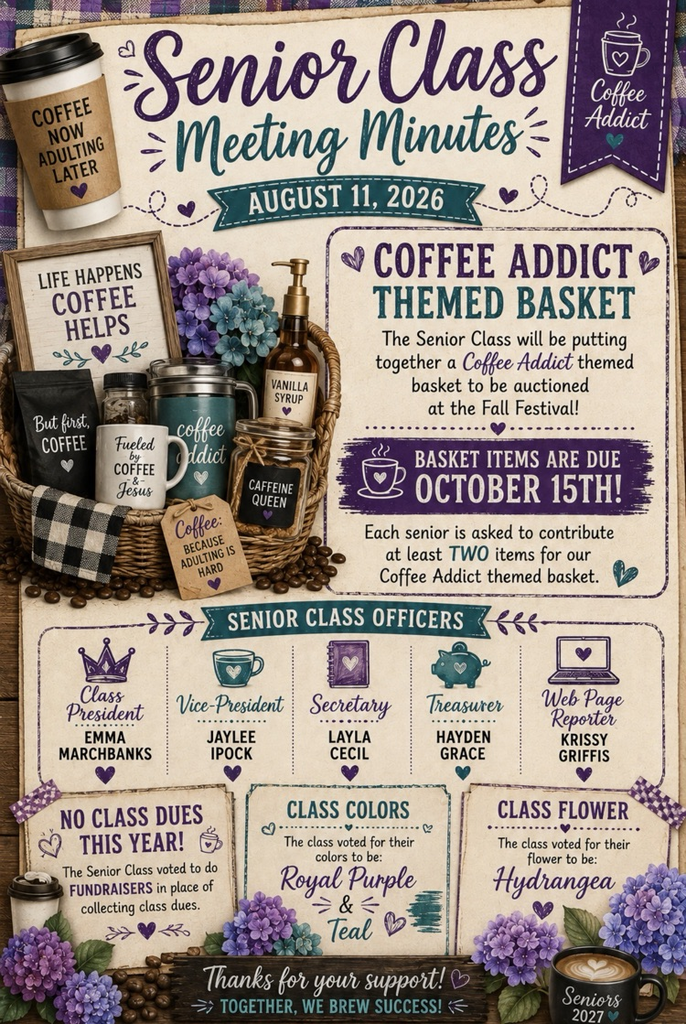Senior Class Flyer