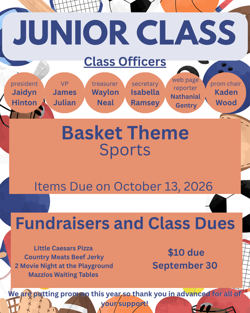 Junior Class Flyer