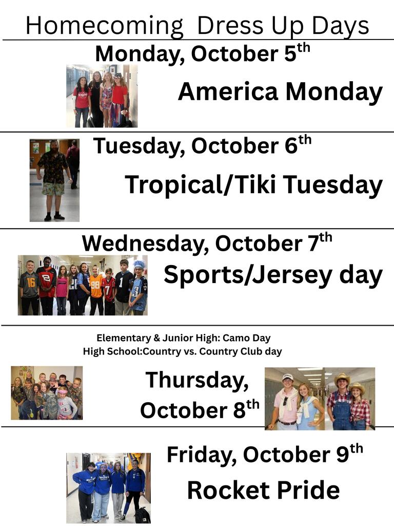 dress up days