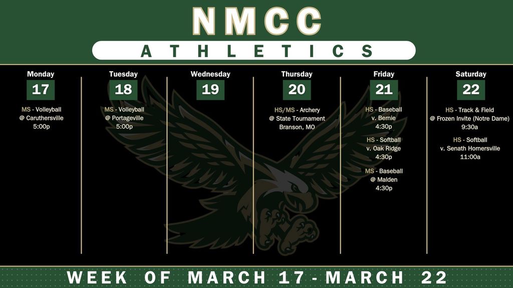weekly schedule