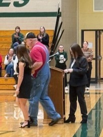 Veterans Escorted into Gym