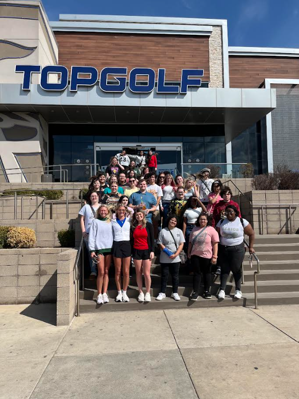 Senior class at Top Golf