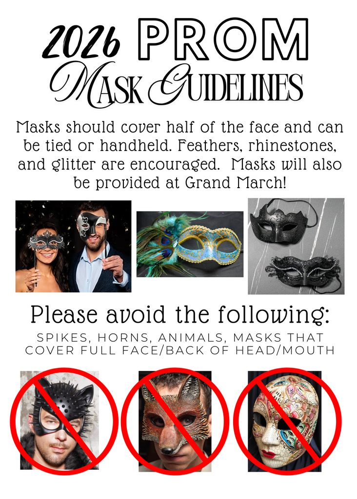 Prom Mask Guidelines