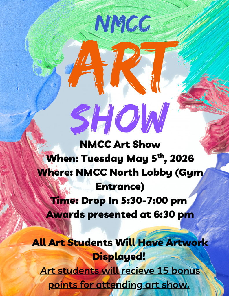 NMCC Art Show 5/5/26 @ 5:30