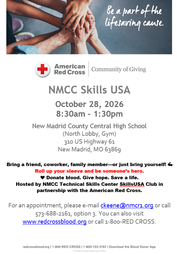 blood drive information poster