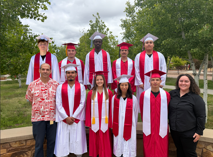 Senior class of 2026 with sponsors