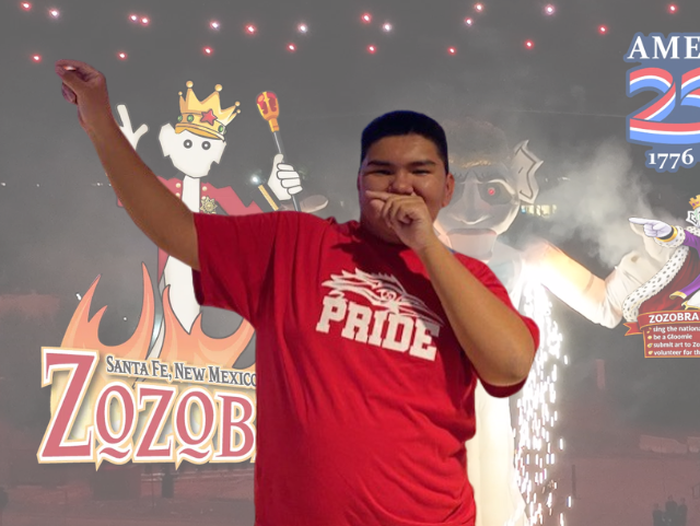 elias curley with zozobra