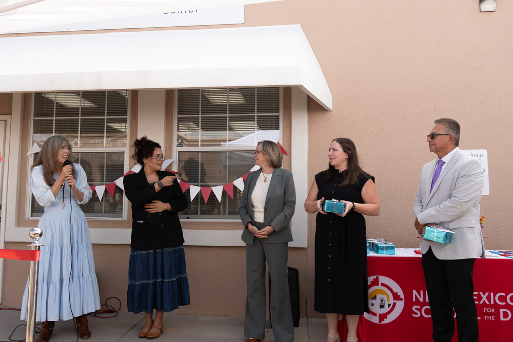 Legislators, mayor, supt, and Aud ribbon cutting