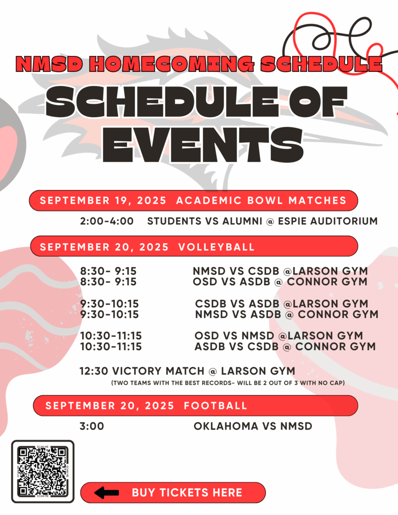 Homecoming Schedule of Events