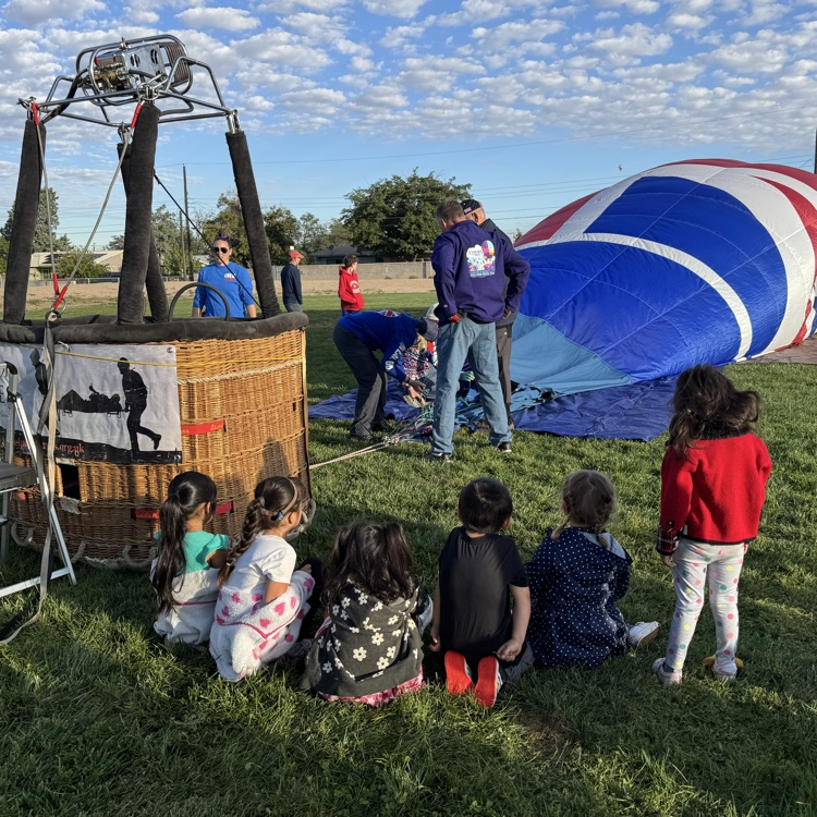 watching them put the balloon away