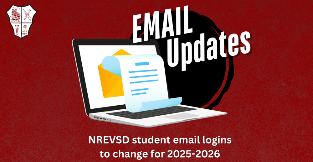 NREVSD student email logins to change for 2025-2026
