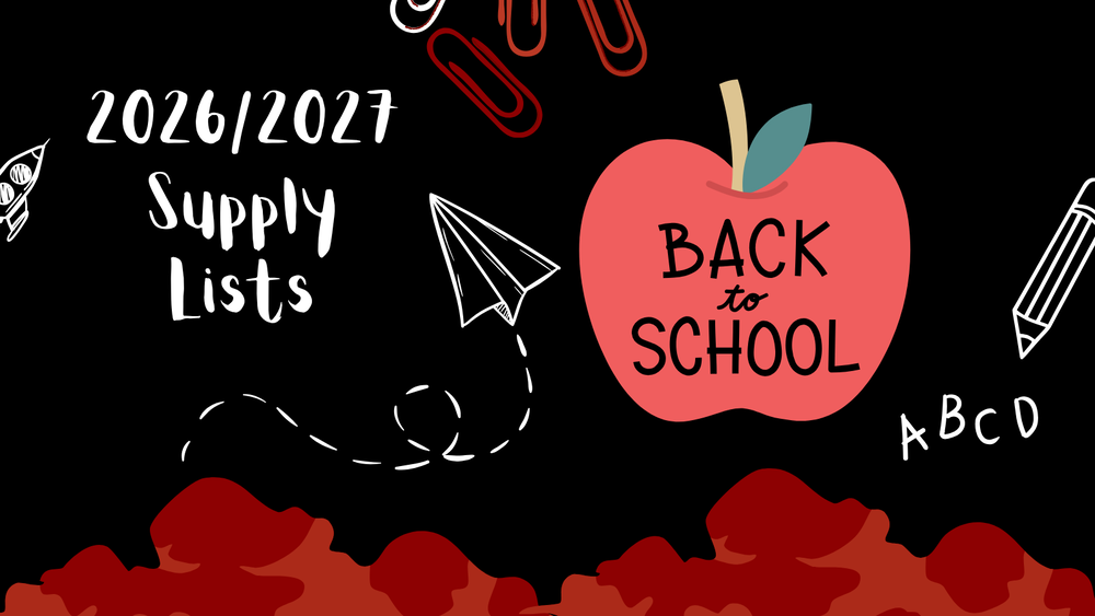 2026/2027 Supply List Graphic