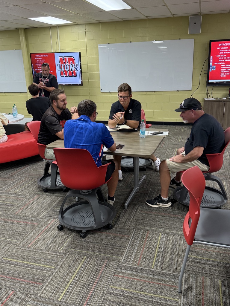 Coaches gather at the fall sports coaches meeting held at New Richmond High School on Sunday, August 3.