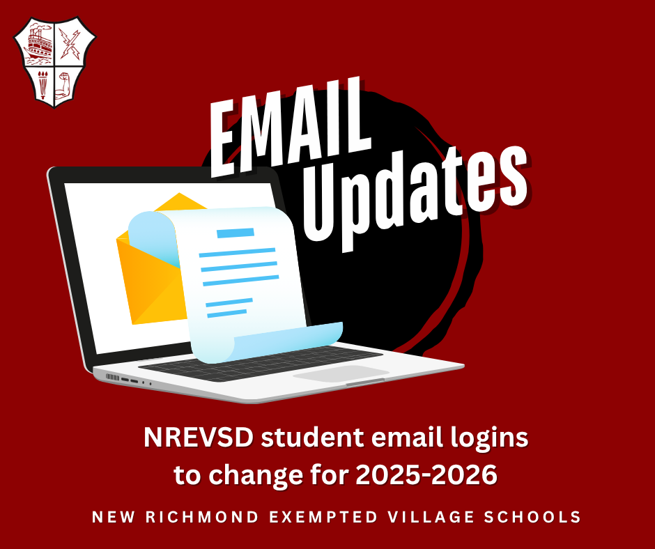 NREVSD student email logins to change for 2025-2026