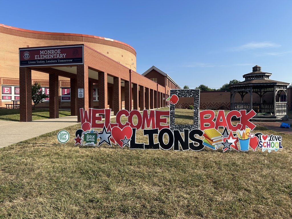 A shot of the outside of Monroe Elementary